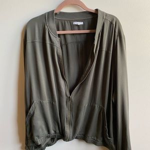 maurices army/olive green jacket plus size 3